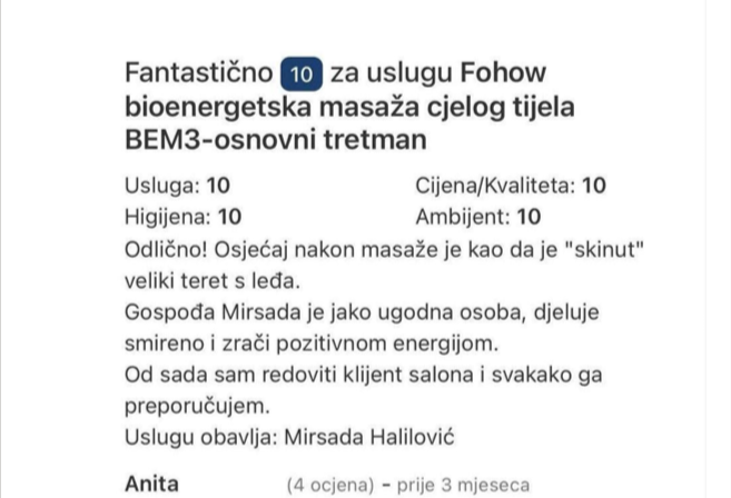 recenzije za fohow aparat 1